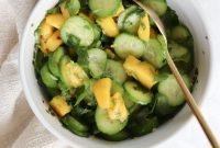 Bright Bites: 5-Minute Mango and Cucumber Salad