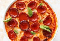 Speedy Cottage Cheese Pizza Dip Bake
