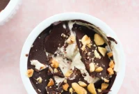 Creamy Peanut Butter and Greek Yogurt Cups with Chocolate Crunch