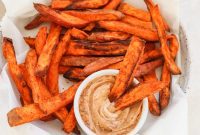 The Ultimate 4-Ingredient Crispy Air Fryer Sweet Potato Wedges