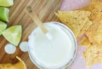 Just 4 Ingredients for Tangy Greek Yogurt Lime Crema