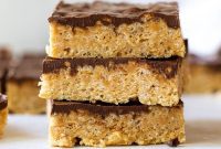 Peanut Butter Butterscotch Crispy Bars