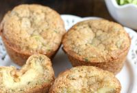 Zucchini Muffins with Creamy Cheese Centers