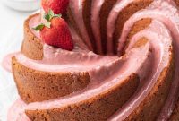 Strawberry Butter Cake