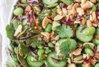 Crunchy Thai Rice Salad with Cucumber
