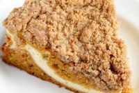 Spiced Pumpkin Cream Cheese Streusel Cake