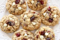 Irresistibly Soft and Chewy White Chocolate Cranberry Oatmeal Cookies