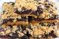 Blueberry Crumble Squares