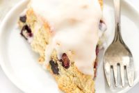Bright Lemon Blueberry Scones