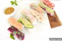Simple Summer Rolls, Sensational Peanut Sauce