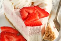 Velvet Strawberry Vanilla Bean Cheesecake