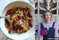 Miranda Hammer, RD Shares Her Slow-Roasted Tomato and Eggplant Pasta Secrets
