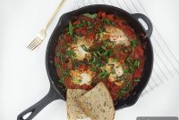 Fiery Tomato Poached Eggs