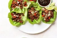 Healthy Ground Beef Lettuce Wraps for Effortless Meal Prep