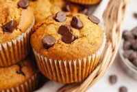 Harvest Pumpkin Chocolate Chip Muffins
