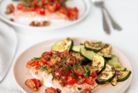 Mediterranean Baked Salmon with Sun-Dried Tomato Aioli