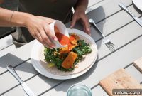 Zesty Buffalo Tofu Caesar Wrap
