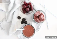 Grab-and-Go Dark Chocolate Cherry Prune Smoothie Cubes