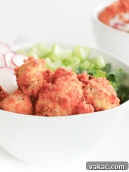 Baked Buffalo Cauliflower Bowl recipe image