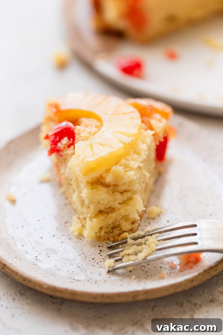 A single piece of cake on a plate with a bite taken out of it.