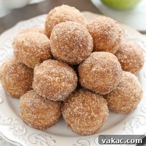 Baked Apple Cider Donut Holes