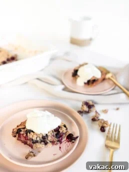 Blueberry Baked Oatmeal