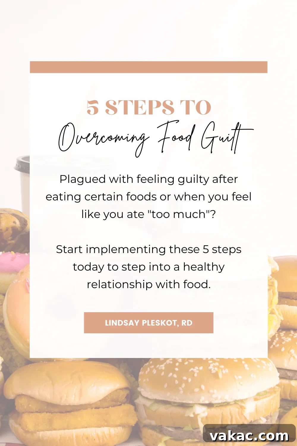 Unlock Guilt-Free Eating: Your Dietitian's 5-Step Guide 2 Dietitian Lindsay Pleskot smiling, ready to share her 5 steps to overcome food guilt and shame, leading to food freedom.