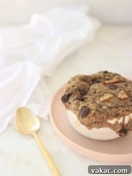 Moist Microwave Banana Bread Mug Cake