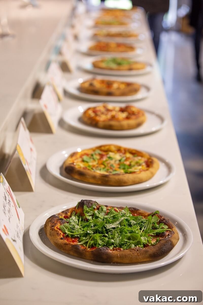 Sourdough Stars with Red Star 6 A vibrant display of various freshly baked pizzas, ready for tasting.