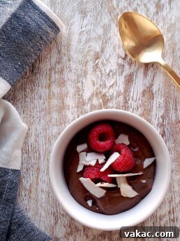 Creamy Chocolate Avocado Pudding