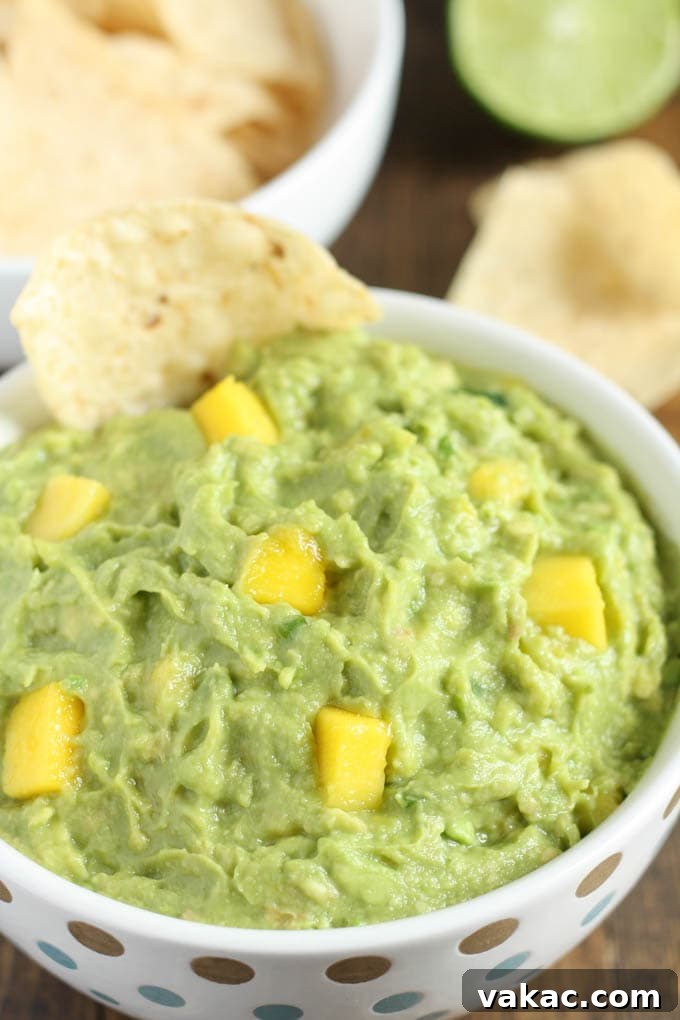 Tropical Mango Guacamole 3 Mango Guacamole