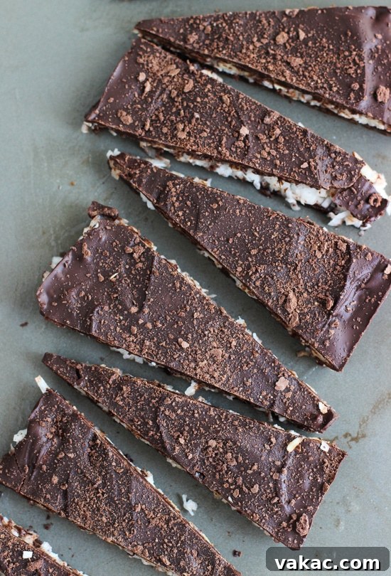 Over 20 No-Bake Treats to Beat the Summer Heat 18 Almond Joy Bark, a simple chocolate, coconut, and almond candy