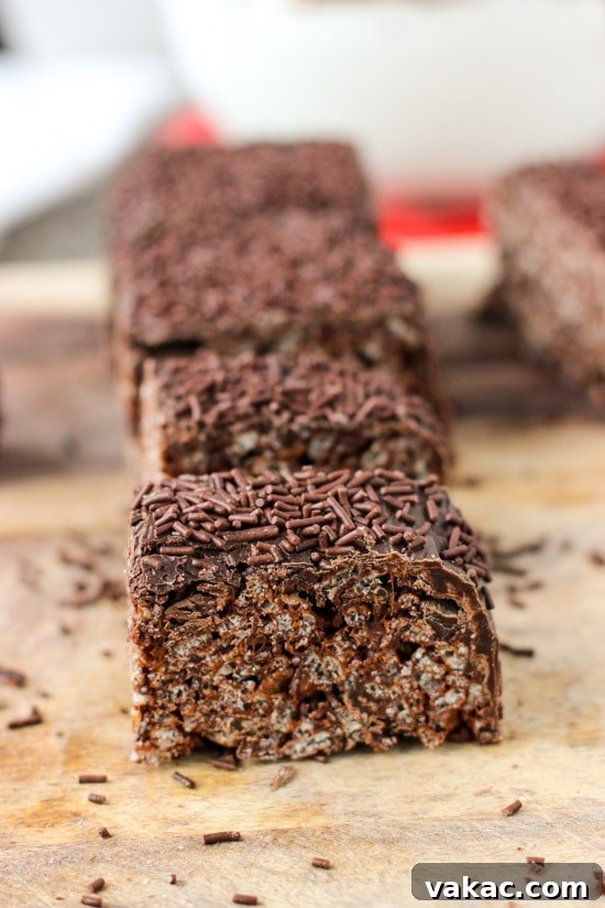 Over 20 No-Bake Treats to Beat the Summer Heat 20 Triple Chocolate Rice Krispie Treats, an elevated classic with three types of chocolate