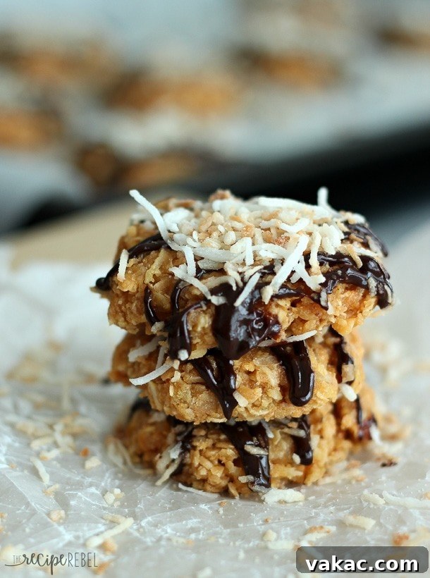Over 20 No-Bake Treats to Beat the Summer Heat 21 No-Bake Samoa Cookies, homemade version of the popular coconut caramel chocolate cookie
