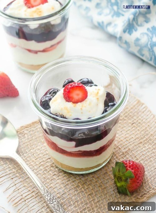 Over 20 No-Bake Treats to Beat the Summer Heat 6 No-Bake Berry Cheesecake Parfaits, individual layered cheesecakes with fresh seasonal berries