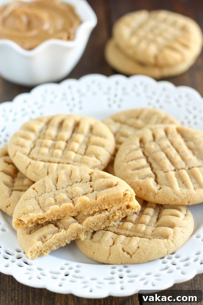 Effortless Small Batch Peanut Butter Treats 3 This easy Small Batch Peanut Butter Cookie recipe requires just one bowl! This recipe only makes 6-7 cookies and they're done in just 30 minutes!
