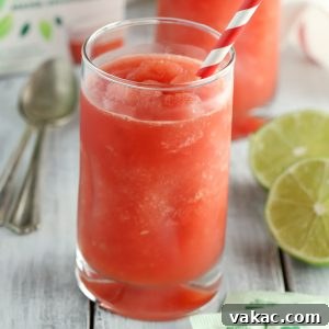 Watermelon Lime Slushie