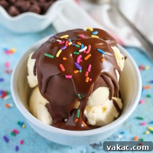 DIY Chocolate Crunch Topping 5 Homemade Magic Shell Drizzled on Ice Cream