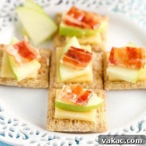 Smoked Gouda, Apple, Bacon, and Honey Bites - Apbagoudacuit