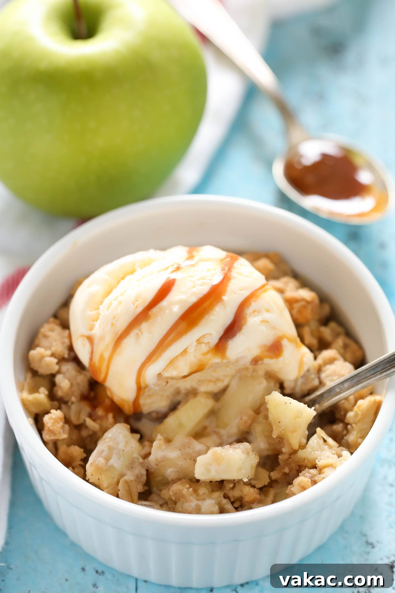 Perfectly Paired Apple Crisp 4 Individual Apple Crisp for Two, ready to be baked to golden perfection
