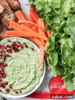 Delicious Creamy Edamame Dip, a perfect healthy snack or appetizer.