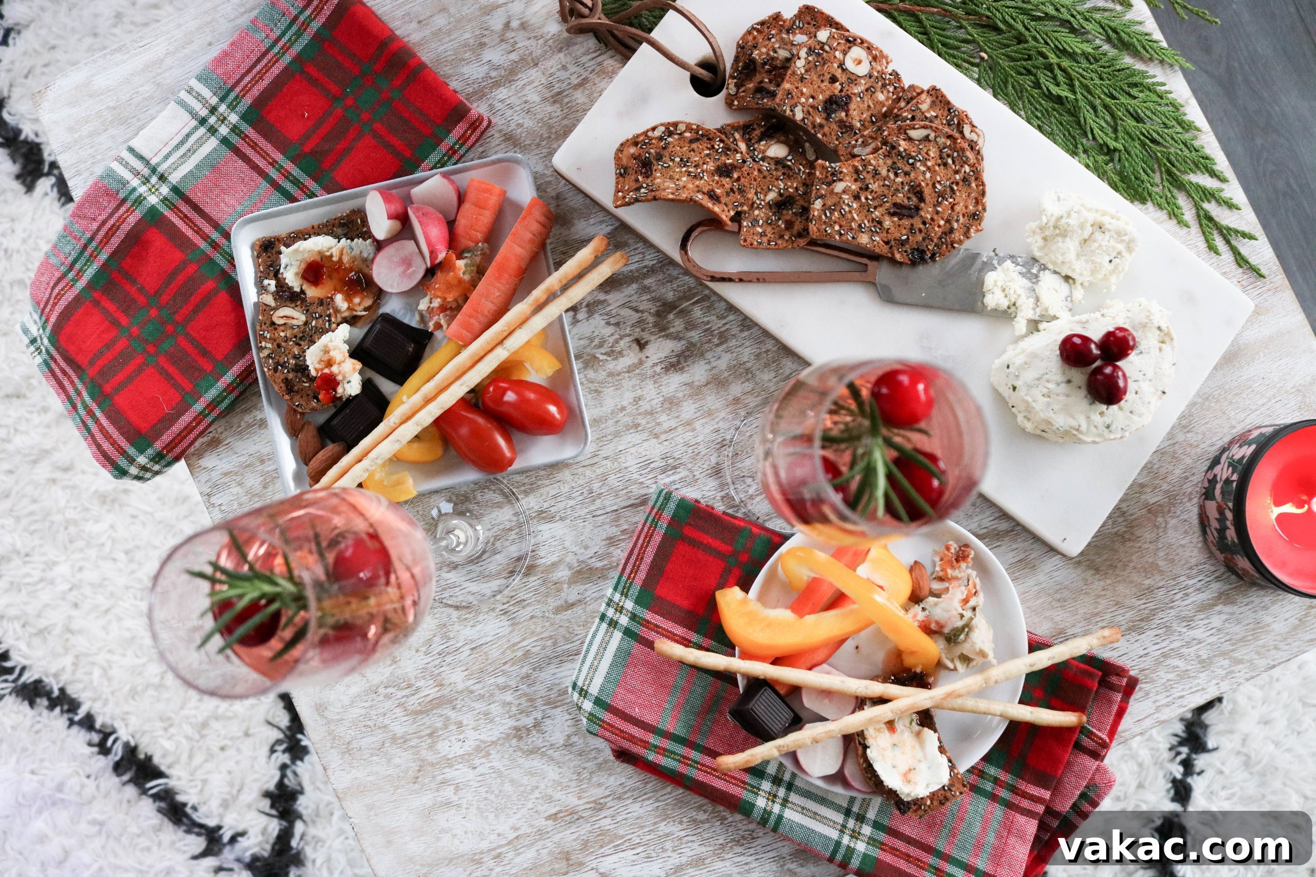 Savor the Season: 5 Mindful Eating Tips 2 A table laden with various holiday dishes, suggesting abundance and celebration. Focuses on healthy and joyful holiday eating.