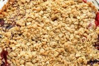 Golden Mixed Berry Crisp