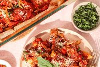 One Pan High Protein Sausage and Pepper Baked Pasta