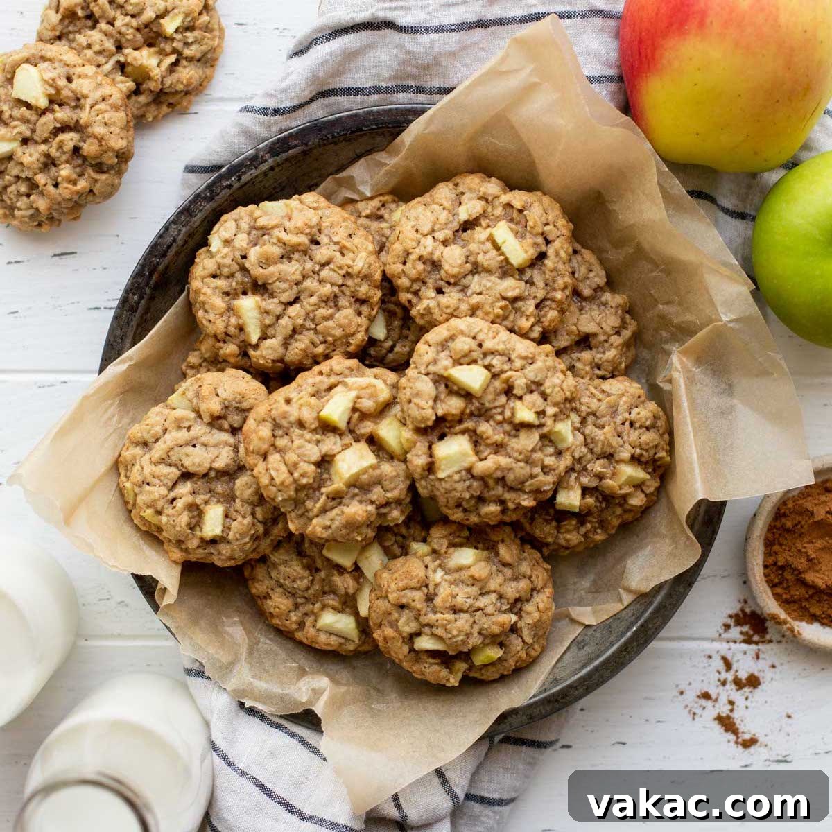 Apple Oatmeal Cookies
