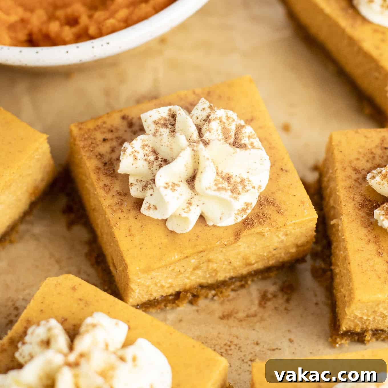 Pumpkin cheesecake bars thumbnail